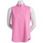 Womens Court Haley Sleeveless Solid Textured Polo - image 1