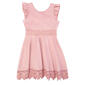 Girls &#40;7-16&#41; Rare Editions Solid Knit Ruffle Sleeve Skater Dress - image 1
