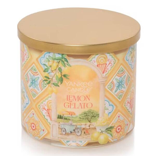 Yankee Candle&#40;R&#41; 14.5oz. Lemon Gelato 3-Wick Jar Candle - image 
