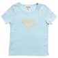 Girls (7-16) Dream Girl Short Sleeve Pearl Heart Tee - image 2
