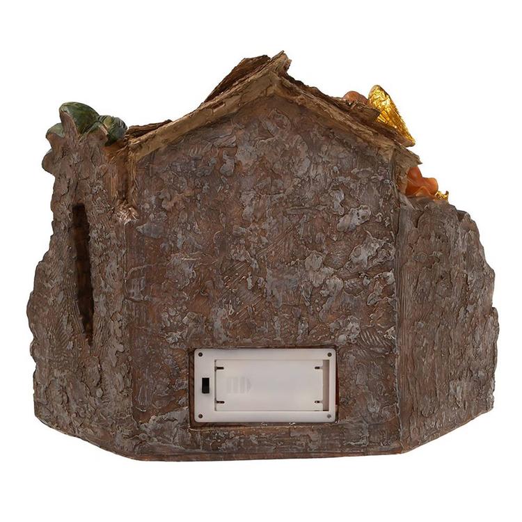 Kurt S. Adler 10.4in. Light-Up Nativity Table Piece