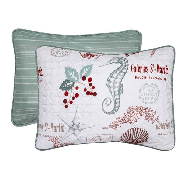 Videri Home Holiday Writing Quilt Set