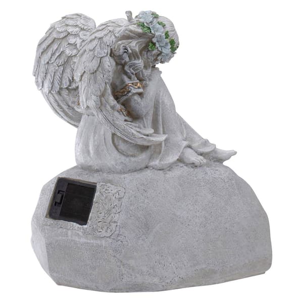 Northlight Seasonal "Welcome to Our Garden" Angel Garden Statue