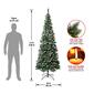 National Tree 7.5ft Cullen Slim Pine Christmas Tree - image 4
