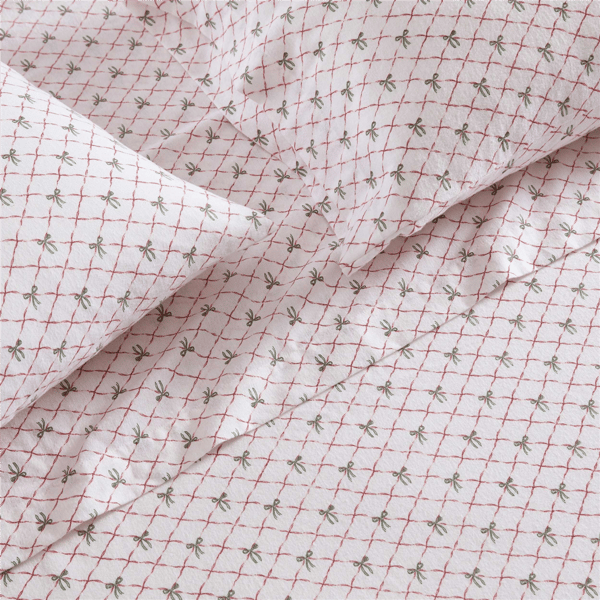 Martha Stewart Holiday Bows Sheet Set