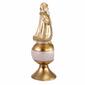 Kurt Adler 8.75in. Noble Gems Glass Santa Tree Topper - image 2