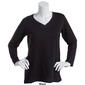 Womens Starting Point Super Soft V-Neck Long Sleeve Tee - image 6