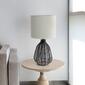 Lalia Home 21in Vintage Rattan Wicker Style Paper Rope Table Lamp - image 2
