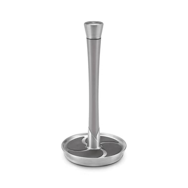 Polder Grey Fleur Paper Towel Holder - image 