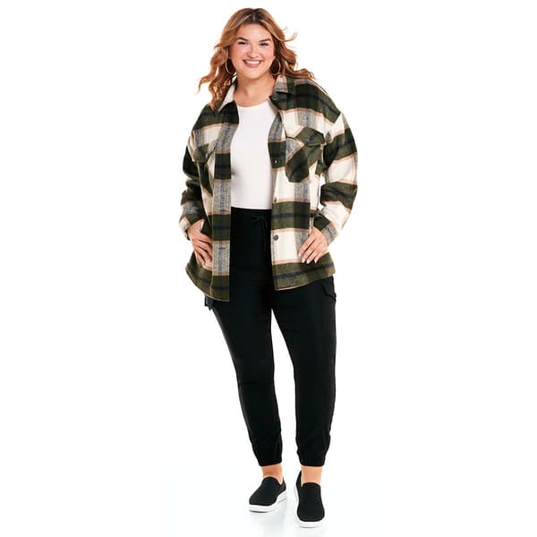 Juniors Plus Stoosh Woodsman Flannel Shacket