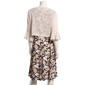 Petite Perceptions Ruffle Sleeve Floral Shift Jacket Dress - image 2
