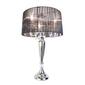 Elegant Designs Romantic Sheer Shade Hanging Crystals Table Lamp - image 3