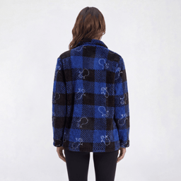 Petite Hasting & Smith Snowman Buffalo Check Sweater