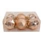 National Tree 10in. Rose Gold Geometric Ornaments - Set of 6 - image 6