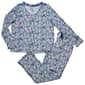 Womens Rene Rofe&#40;R&#41; Long Sleeve Paisley V-Neck Pajama Set - image 1