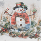 Womens Alfred Dunner Classics Shimmering Snowman Tee - image 5
