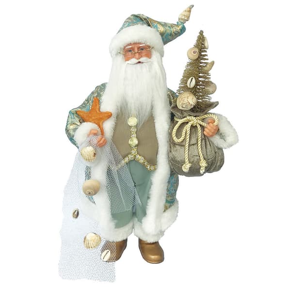 Santa's Workshop 15in. Seashore Claus Figurine - image 