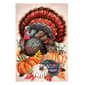 Evergreen Elaborate Turkey Applique Garden Flag - image 1
