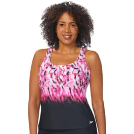 Womens Reebok Northern Light Raceback Tankini Swim Top