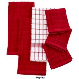6pk. Kitchen Towel & Dish Cloth Set