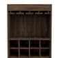 FM FURNITURE Edessa Dark Walnut Bar Cabinet - image 4