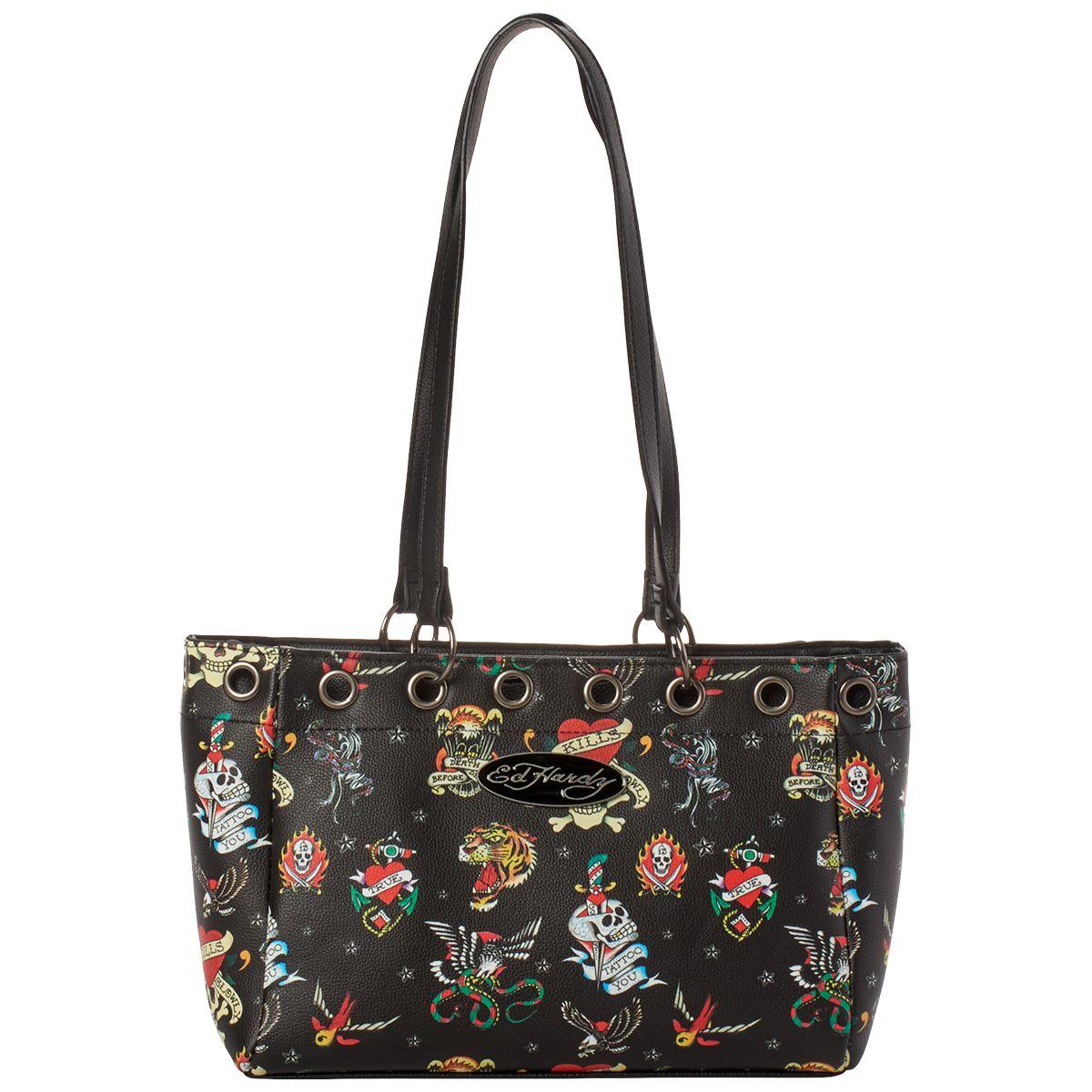 Ed Hardy Eve East/West Tote