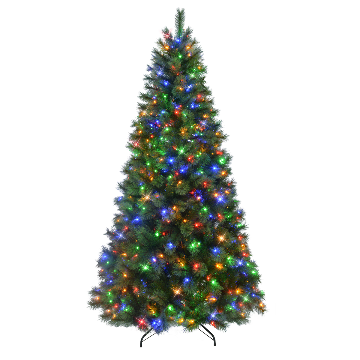 Puleo International 6.5ft. Pre-Lit LED Lights Wyoming Pine Tree