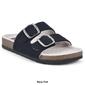 Womens White Mountain Helga Felt with Faux Fur Footbeds&#8482; Sandals - image 7