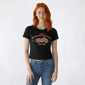 Juniors Attitude Not Included Motorcycle New York Baby Tee - image 1