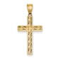 Gold Classics&#40;tm&#41; Gold Rope Cross Pendant - image 1