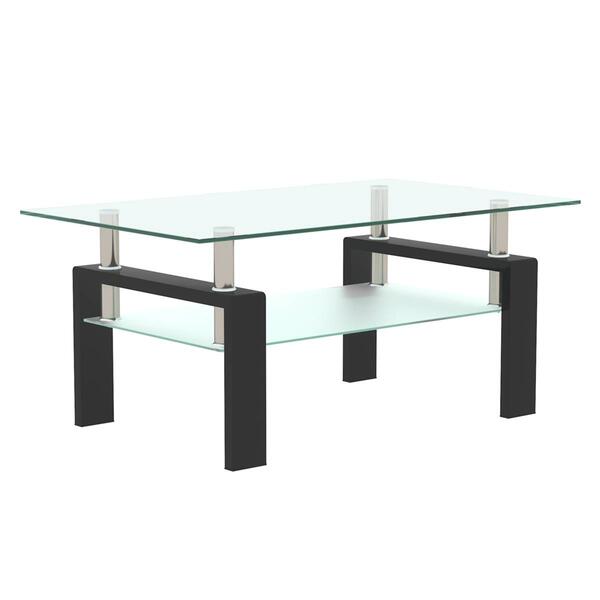 Tansole Rectangle Glass Coffee Table - image 