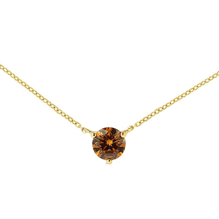 Haus of Brilliance 1/2ctw. Yellow Lab Grown Diamond Pendant