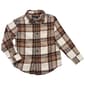 Boys (4-7) Architect(R) Jean Co. Flannel Shirt - Cream/Brown - image 1