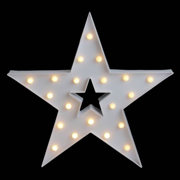 Northlight LED Lighted Star Christmas Marquee Sign