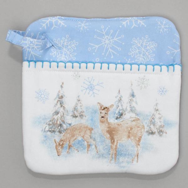 Kay Dee Let it Snow Deer Pocket Mitt - image 