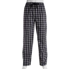 Mens Preswick & Moore Plaid Stretch Pajama Pants - Grey Plaid
