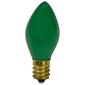 Northlight Seasonal C7 Green Opaque Replacement Bulbs - Pack of 4 - image 2