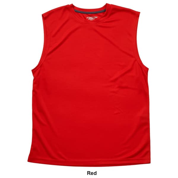 Mens Starting Point Sleeveless Performance Tee