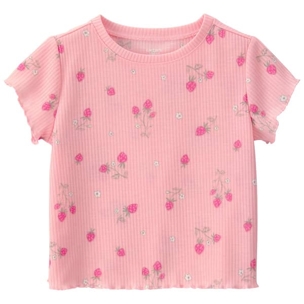 Toddler Girl Carter''s® Strawberry Loose Fit Pajama Set