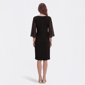 Womens Connected Apparel 3/4 Sleeve Solid Sheath Dress - image 2