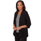 Petite Alfred Dunner Seville Geometric Two In One Blouse - image 3