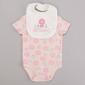 Baby Girl &#40;NB-9M&#41; bon bebe&#40;R&#41; Bloom Flower Bodysuit & Bib - image 1