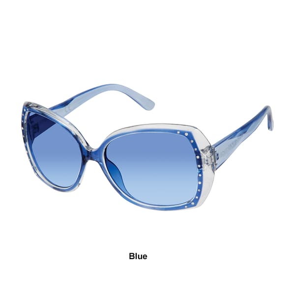 Womens SOUTHPOLE Side Embellished Sunglasses