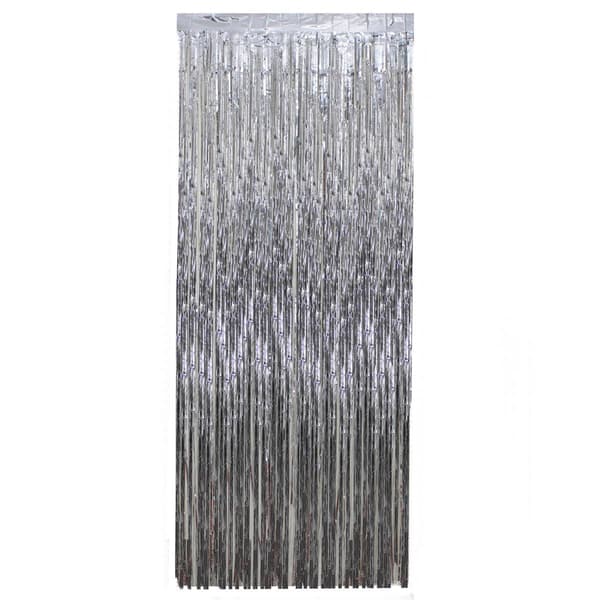 Northlight Seasonal Tinsel Christmas Window or Door Curtain