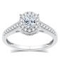 Nova Star(R) Oval 5/8ctw. Lab Grown Diamond Halo Bridal Ring - image 1