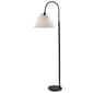Simplee Adesso Thalia Floor Lamp with White Shade - image 1