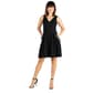 24/7 Comfort Apparel Knee Length Fit & Flare Dress w/ Pockets - image 1