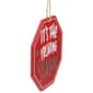 Northlight Seasonal 5in. Octagonal Wooden Sign Christmas Ornament - image 3