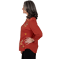 Womens Alfred Dunner Classics Tossed Floral Butterfly Blouse - image 4