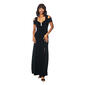 Womens R&amp;M Richards Cold Shoulder Rhinestone Maxi Dress - image 1